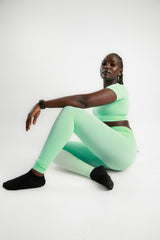 Leggings set Green | Spandex polyester